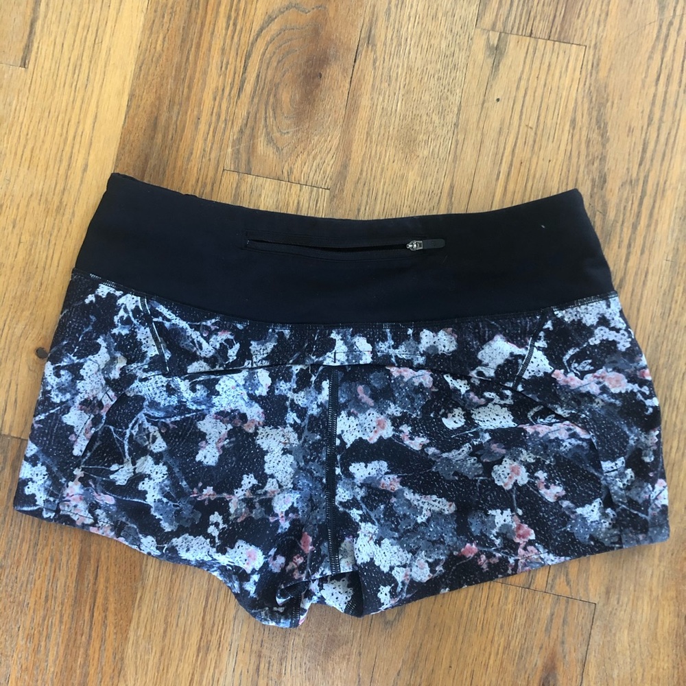 Lululemon floral shorts